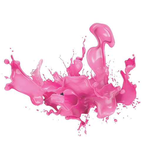 Dekorativer pink Splash