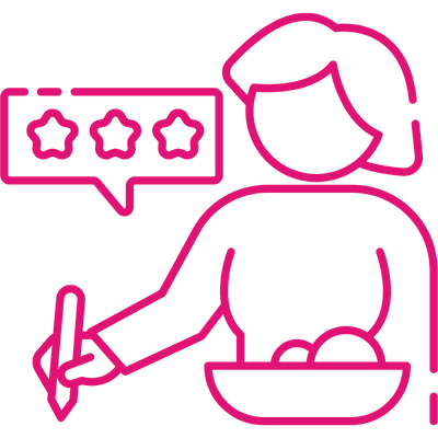 Gesund genießen Illustration