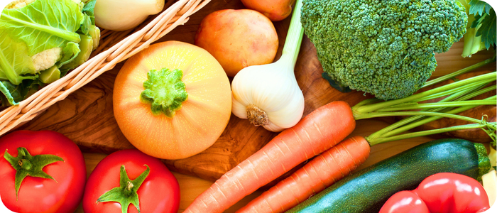 Frisches Gemüse von regionalen Produzenten