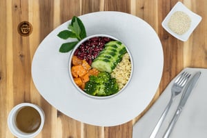 Vegetarische Gemüse Bowl