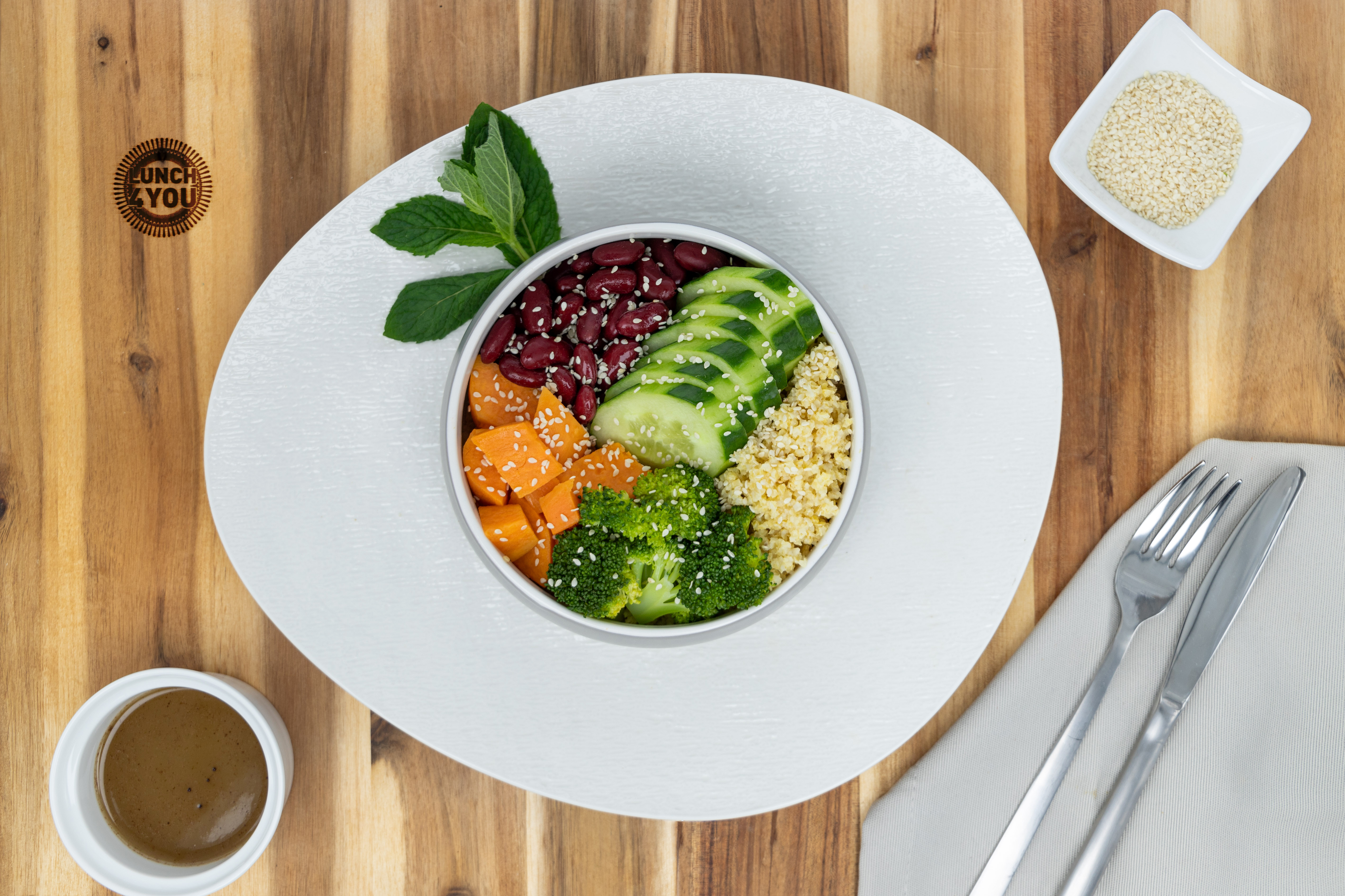 Vegetarische Gemüse Bowl