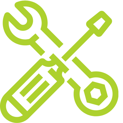 Symbol eines Werkzeugs